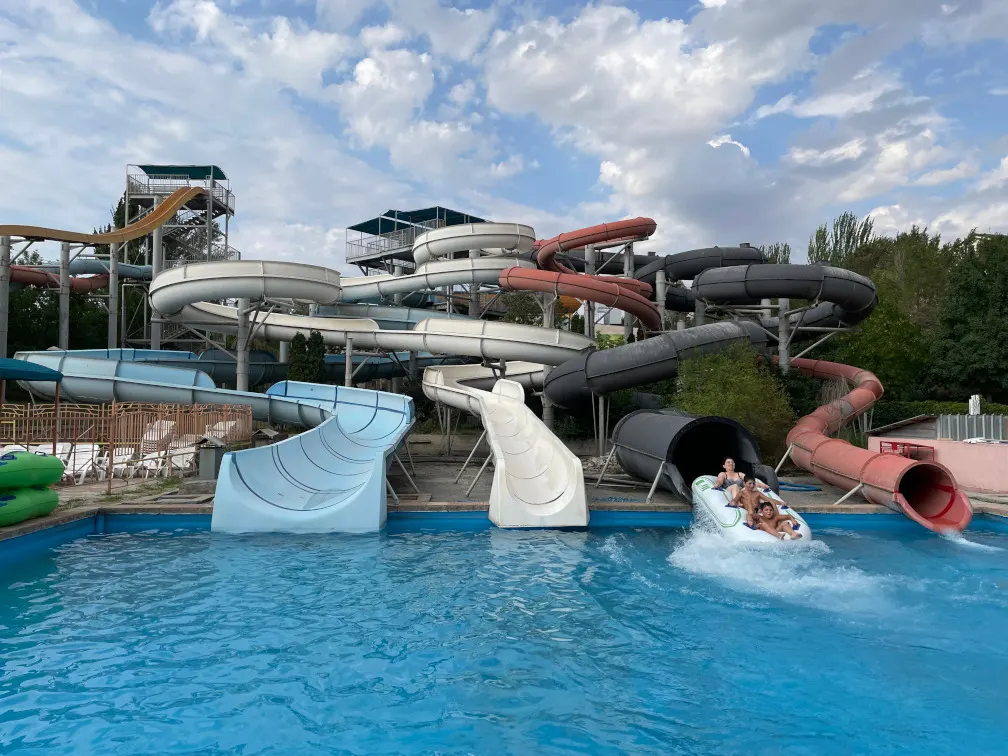 White slide