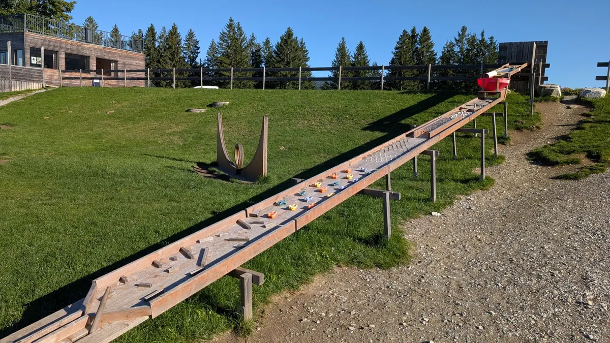 Holzkugelbahn