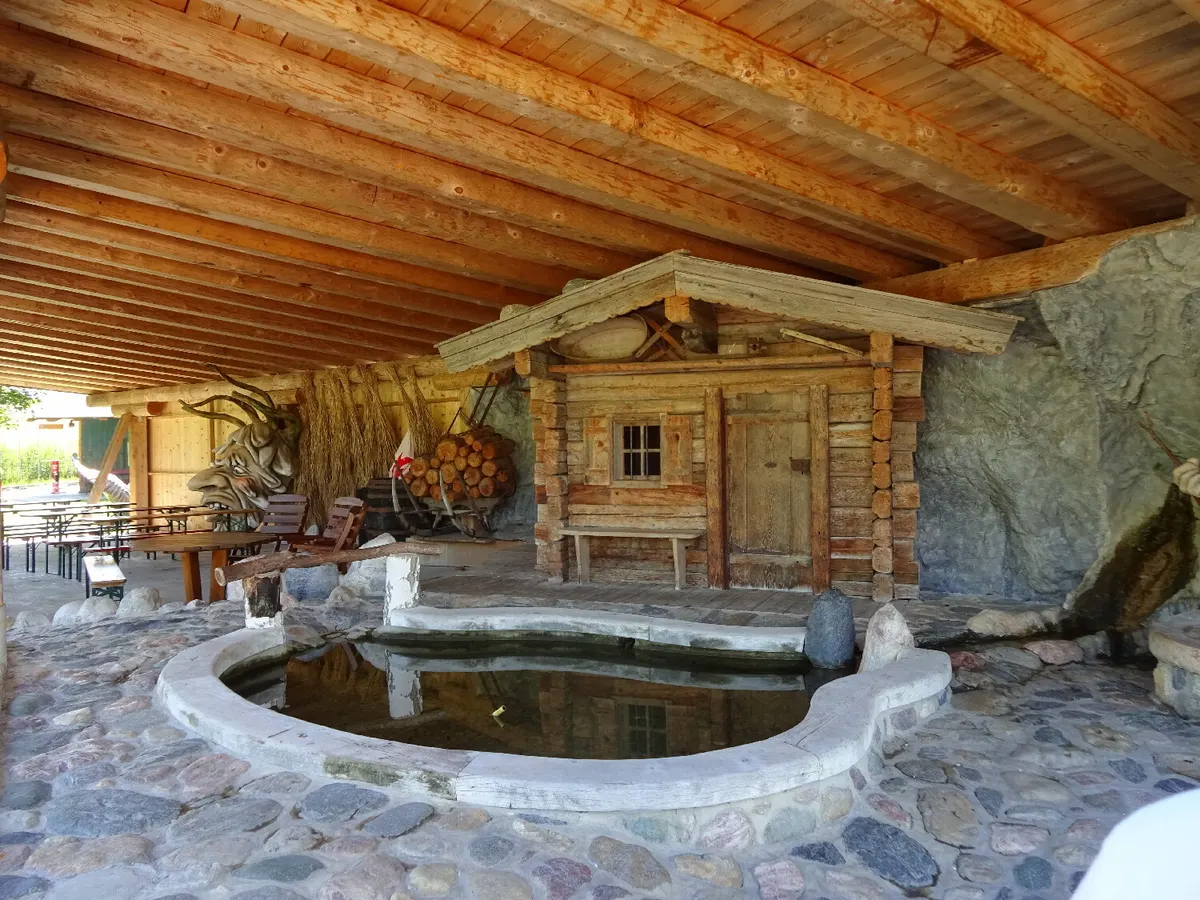 Kneippanlage und Wasserspiele