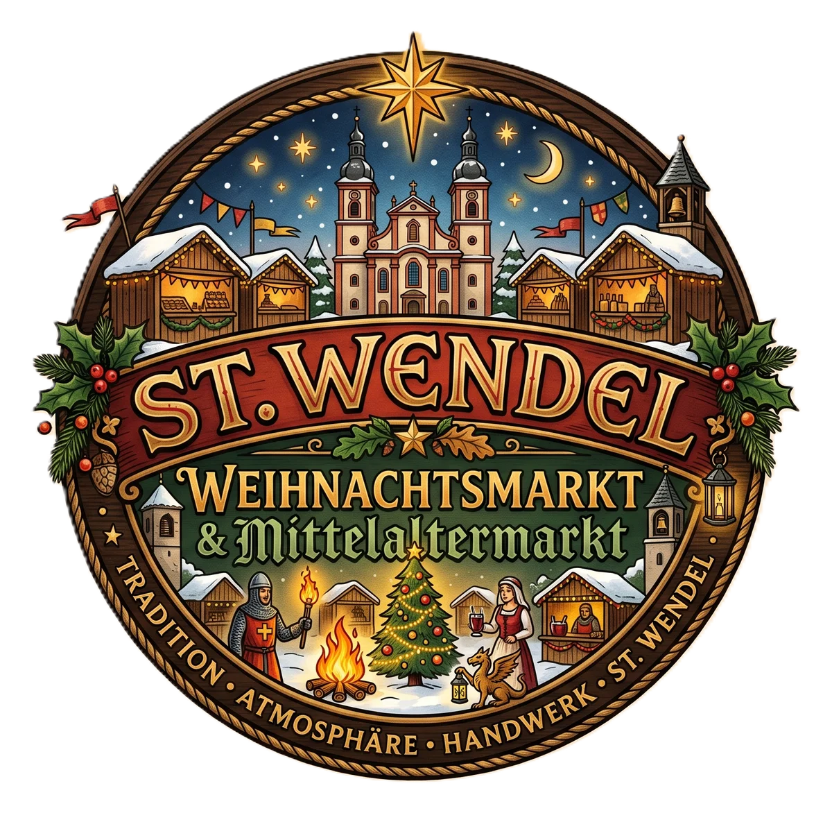 St. Wendel - Weihnachtsmarkt & Mittelaltermarkt