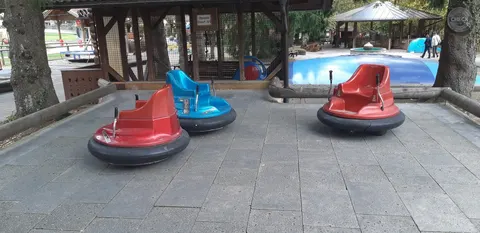 Bumperboote an Land