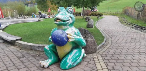 Verblasster Frosch