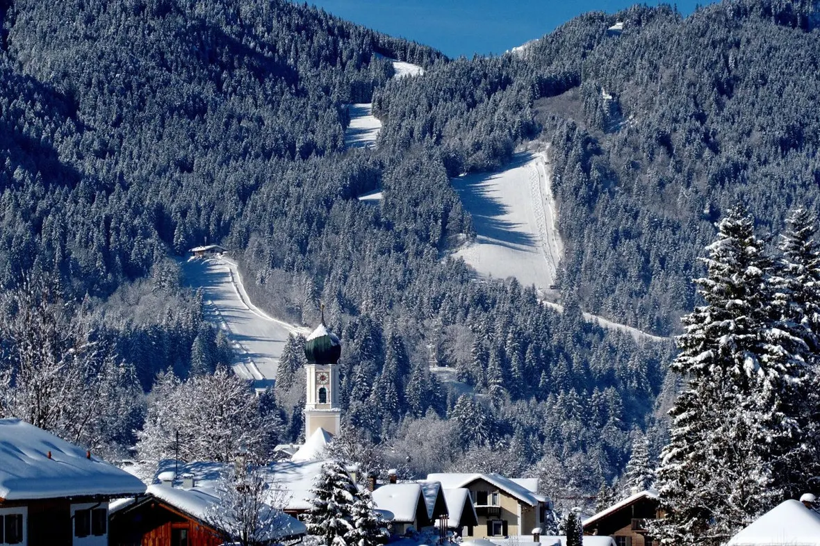 Kolbensattel - Übersicht im Winter