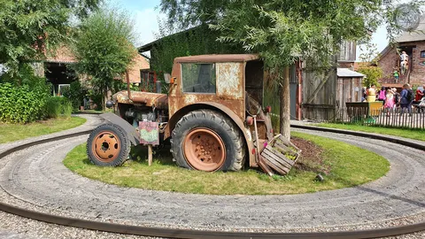 Traktorbahn Szene