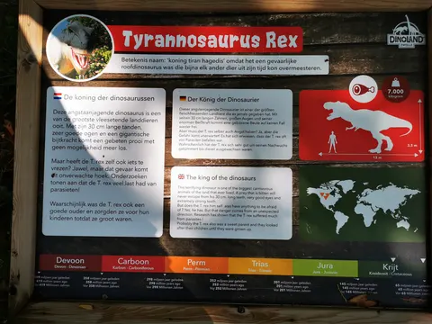 Infotafel T-Rex