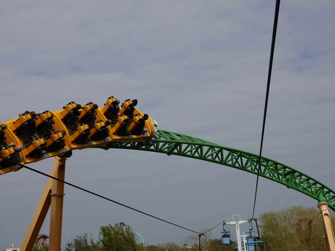 Skyride, Ausblick auf Cheetah Hunt